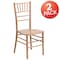 Flash Furniture HERCULES Series Natural Wood Chiavari Chair, PK2 2-XS-NATURAL-GG - alternate 3